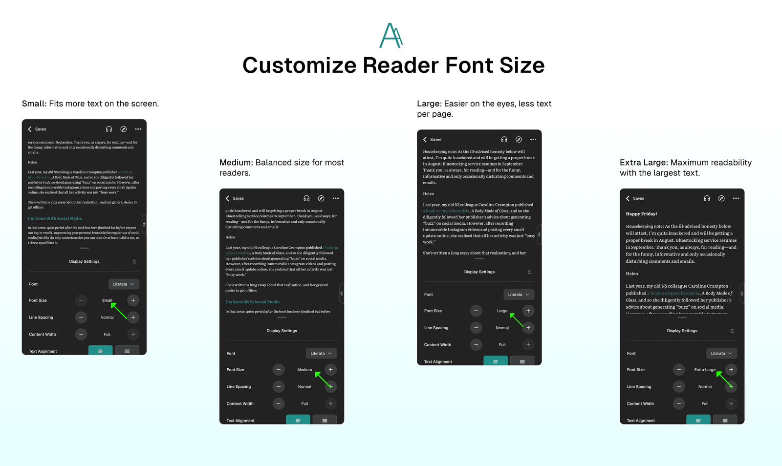  Customize Reader Font Size.png