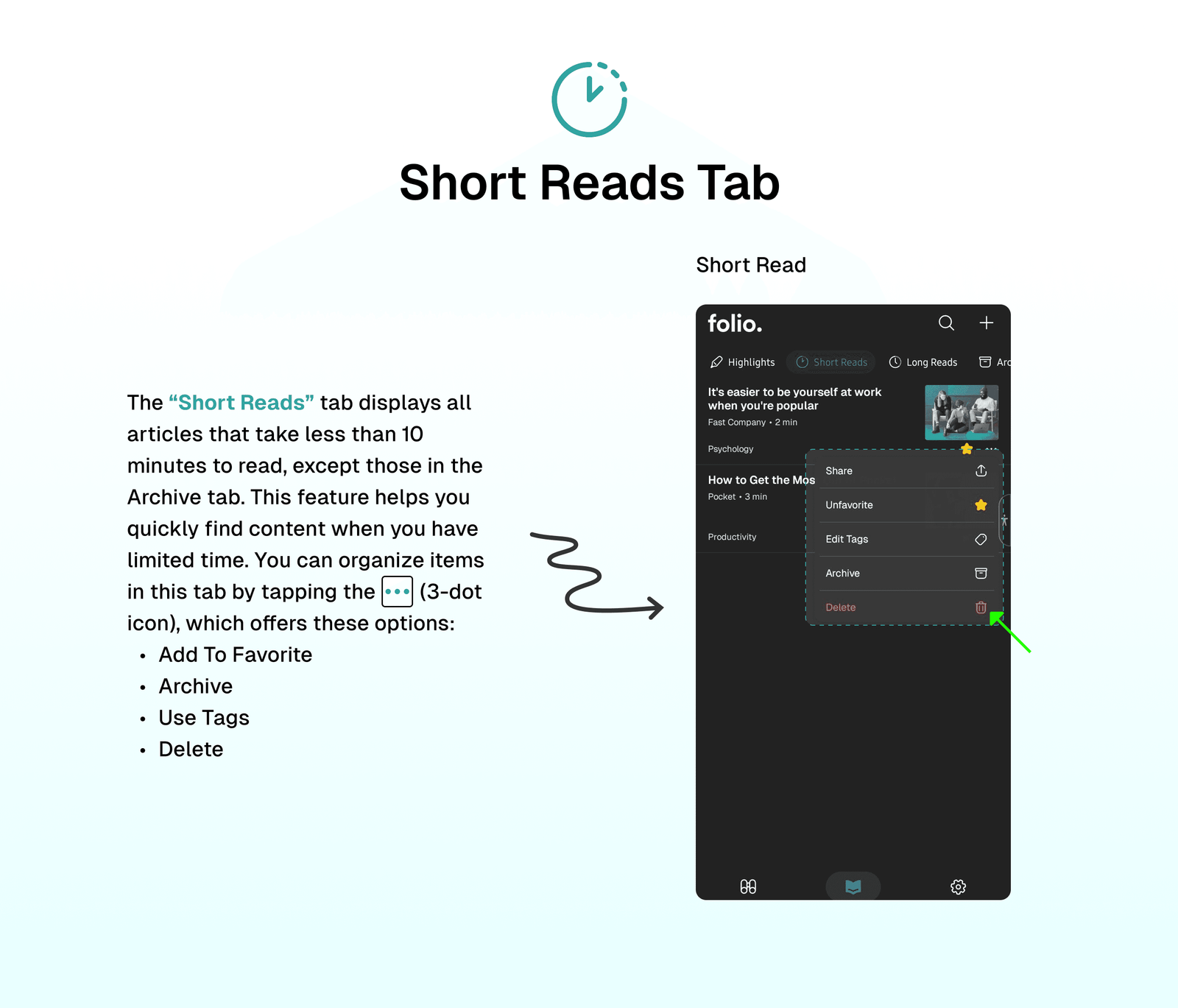 Short Reads Tab