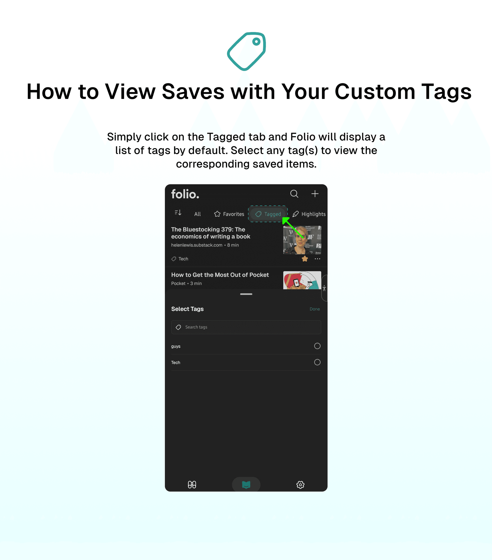 Tagged Tab
